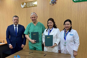 Меморандум о намерениях подписали Национальный центр охраны материнства и детства Монголии и ИГОДКБ  